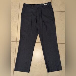 Perry Ellis Folio-Flex Modern Comfort Stretch Dress Slacks Gray 34x30